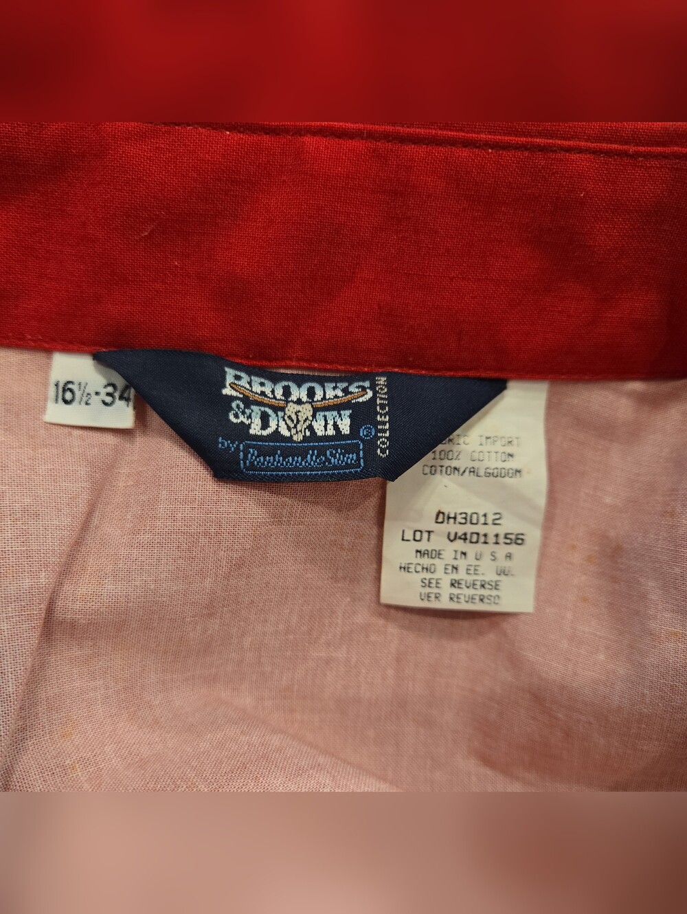 Vintage Brooks & Dunn Shirt Mens Large Red Black Flame Western Cowboy USA 90s - Picture 7 of 9